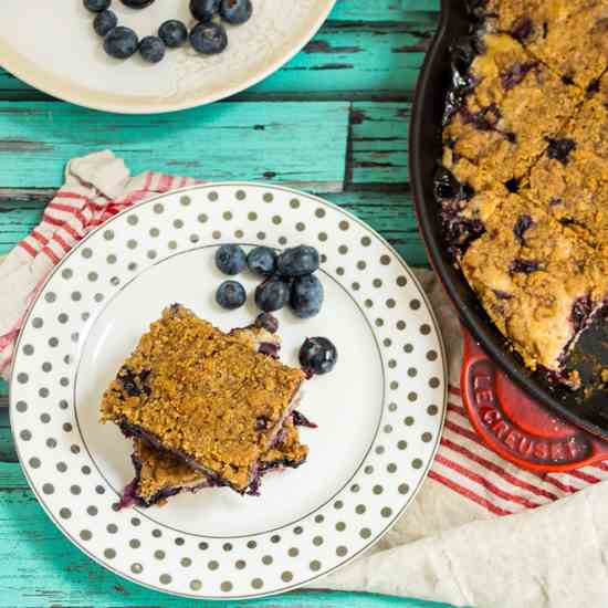 Blueberry Bourbon Buckle