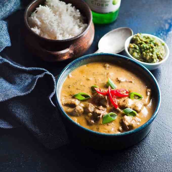 Pressure Cooker Beef Curry