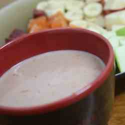 White Chocolate & Orange Fondue