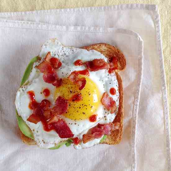 Avocado and Egg Toast