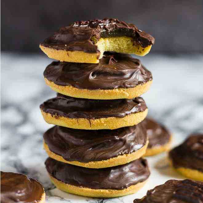 Homemade Jaffa Cakes