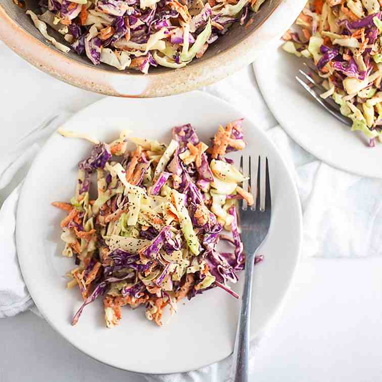 Light and Crunchy Coleslaw