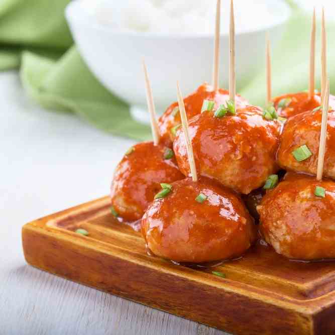 Quick Blend Jamaican Chicken Meatballs