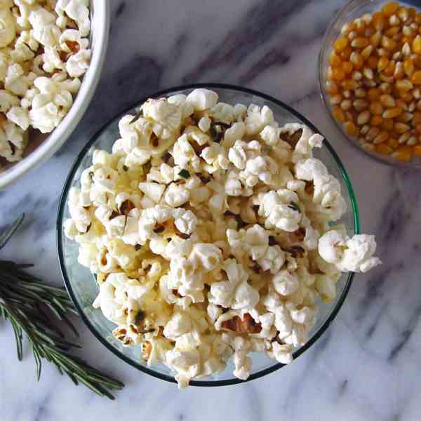 Rosemary Black Pepper Popcorn