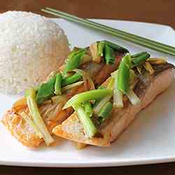 Chinese Steamed Salmon