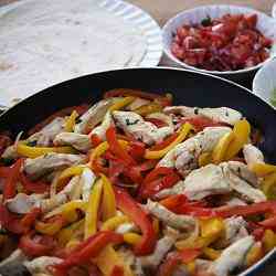 Chicken fajitas