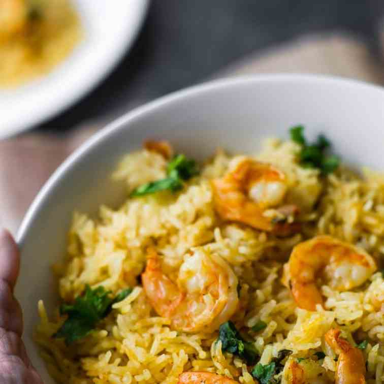 Shrimp - Prawn Biryani