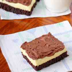 Layered Macaroon Brownies