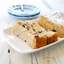 Pina Colada Bread with Blueberries