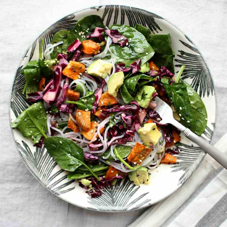 Sesame Ginger Vermicelli Bowl