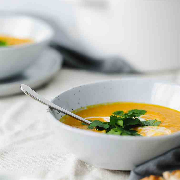 Spiced Carrot - Ginger Soup