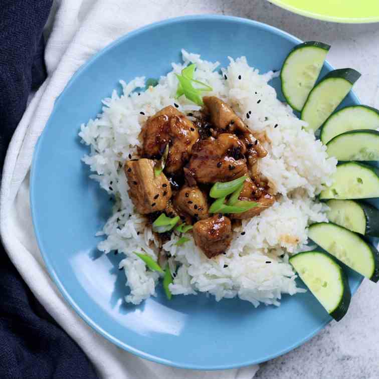 Teriyaki Chicken and Rice