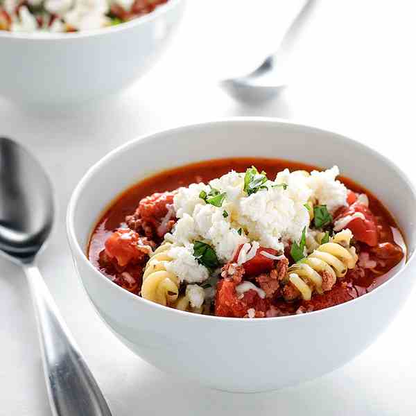 Lasagna Soup