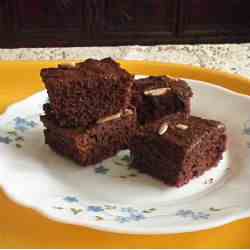 Eggless Coffee Brownies