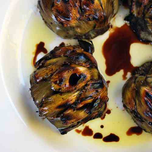 Grilled Balsamic Artichoke