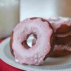 Roses & Pearls Vanilla Bean Donuts