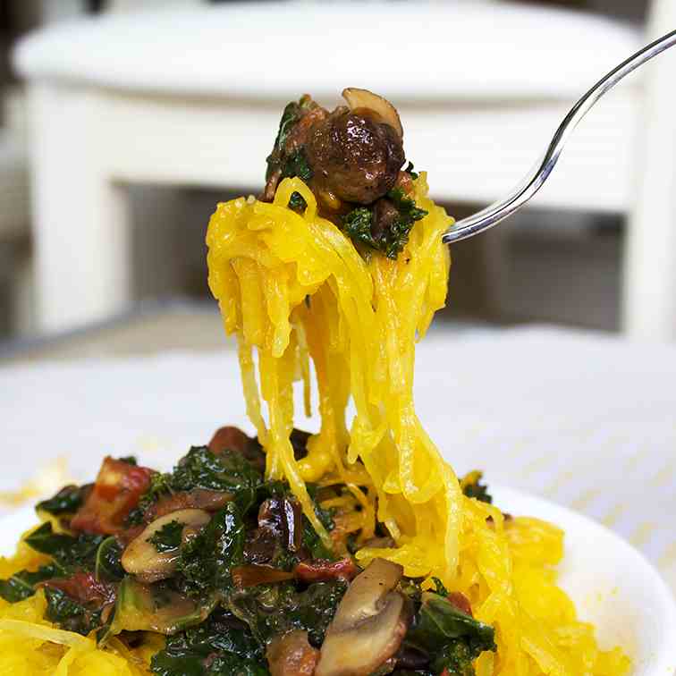 Spaghetti Squash with Coconut Sauce