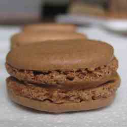 Coffee & cognac macarons