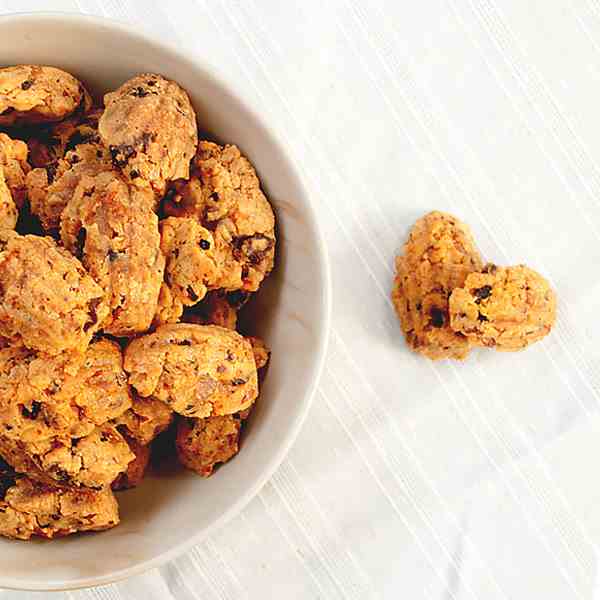 Savory Madeleine Cookies with Chorizo Saus