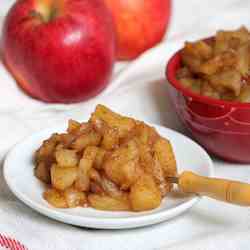 Cinnamon flavoured apples