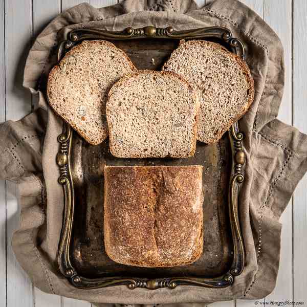 Rye spelt sourdough bread