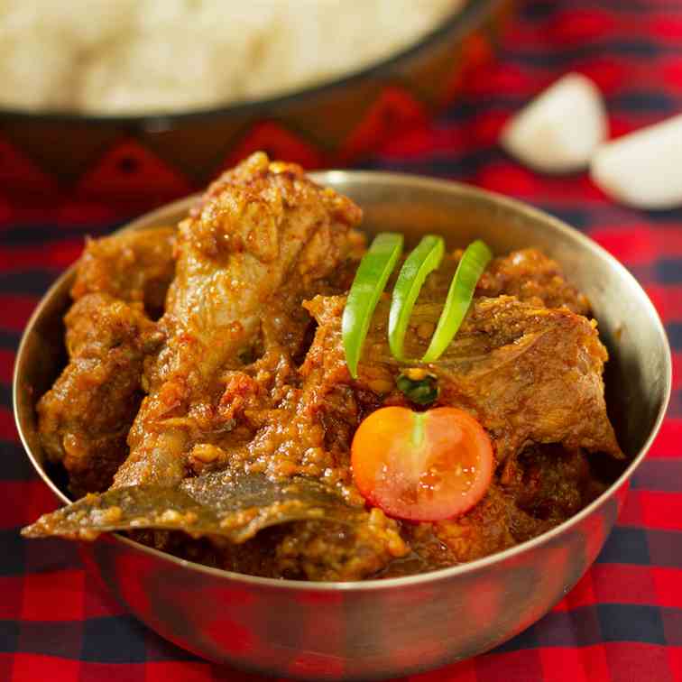 Chicken Karahi - Chicken cooked in a wok