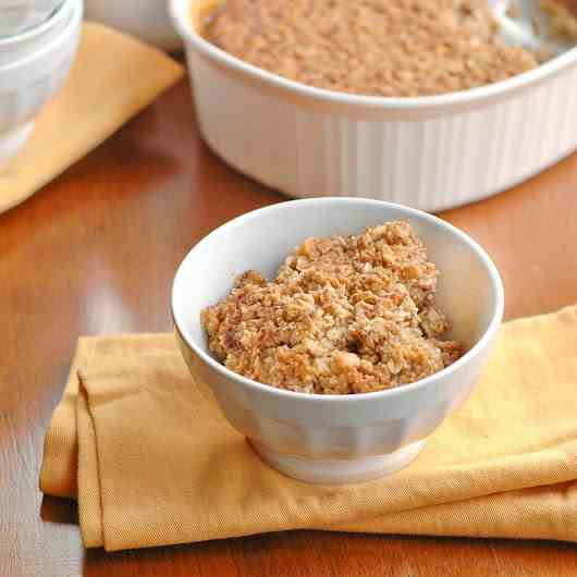 Banana Pumpkin Baked Oatmeal