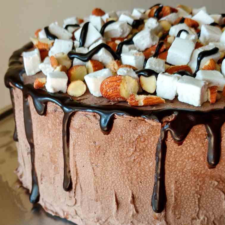 Rocky road cake