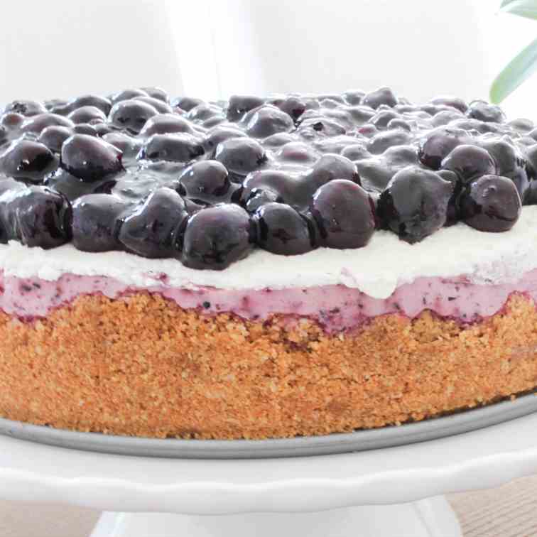 No-Bake Blueberry Cheesecake