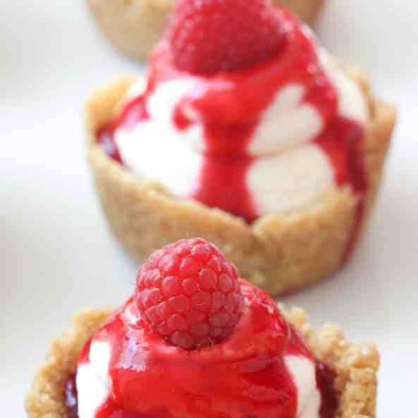 no-bake mini cheesecakes