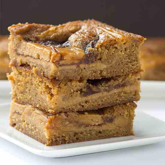 Apple Butter Cheesecake Blondies