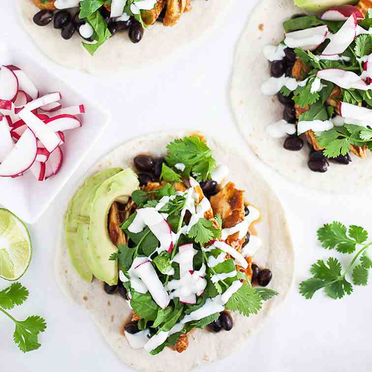 Skillet Chipotle Chicken Tacos