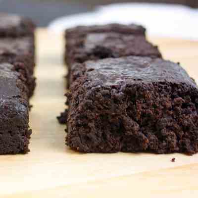 Fat Free Black Bean Brownies-Vegan Too!