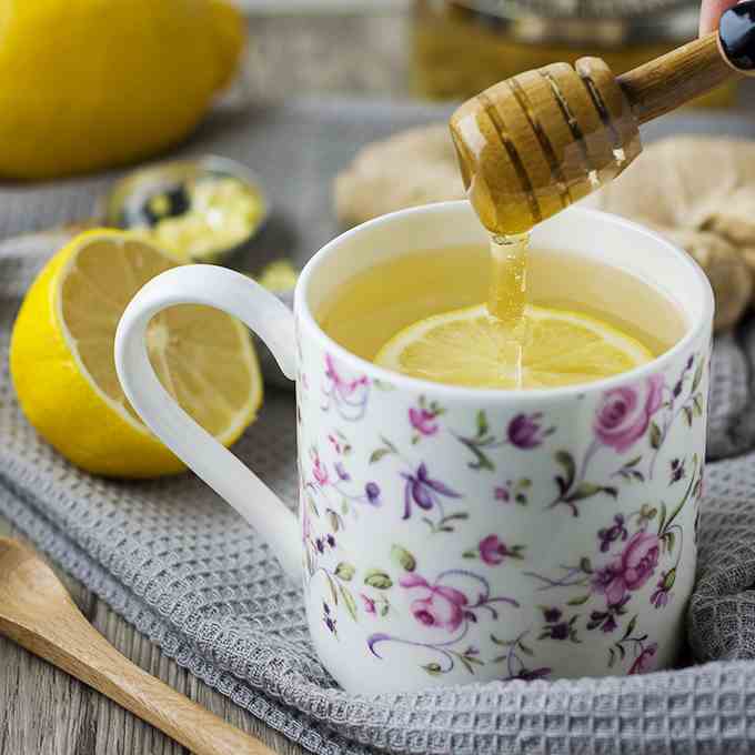 Fresh Lemon Ginger Tea
