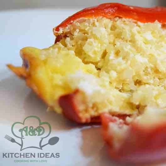 Quinoa - Cheese Stuffed Peppers