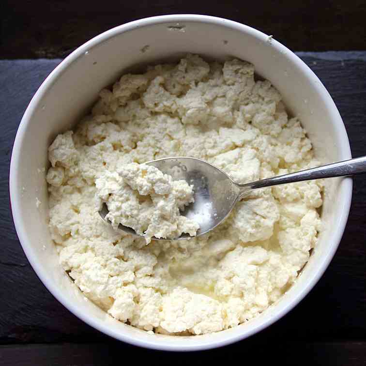 Savoury Raw Milk Ricotta