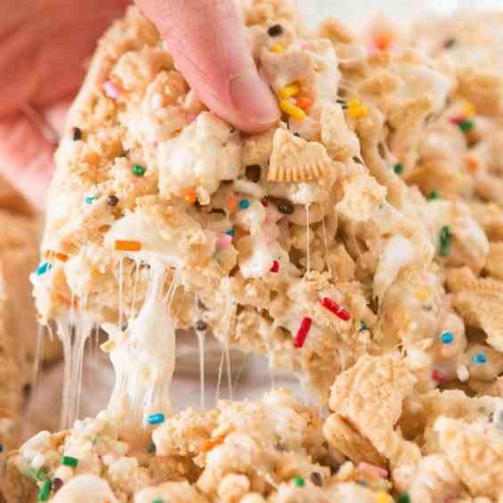 fluffy golden oreo funfetti rice