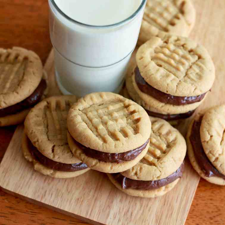 Peanut Butter Sandwich Cookies