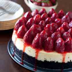 Fresh Strawberry Cheesecake