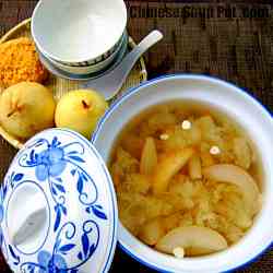 Double Steamed Asian Pear Dessert Soup