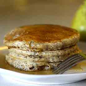 Almond Poppy Seed Pancakes