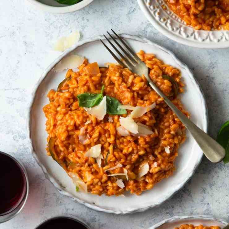 Creamy Tomato Risotto