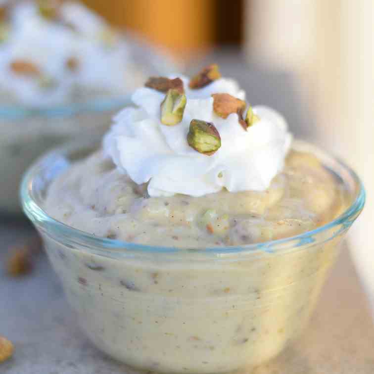 Homemade Pistachio Pudding