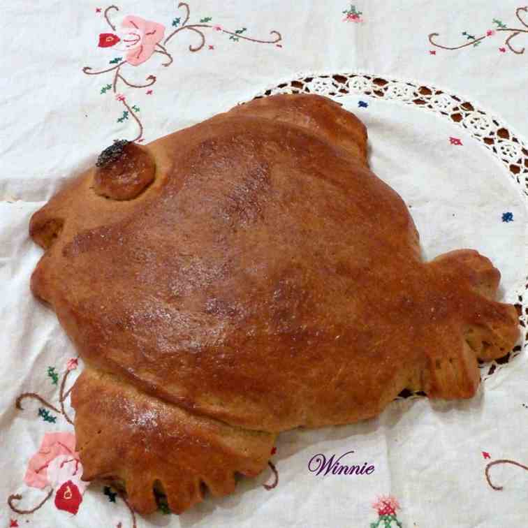 Fish-shape Sweet Challah