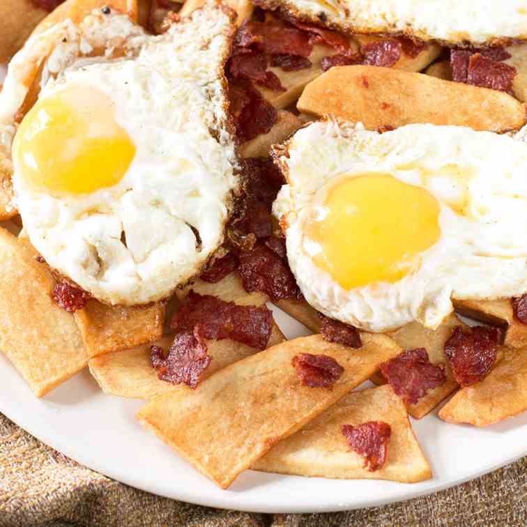 Messy Eggs with Rough-Cut Potatoes