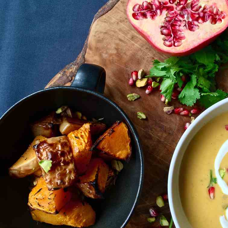 Heartwarming butternut squash soup