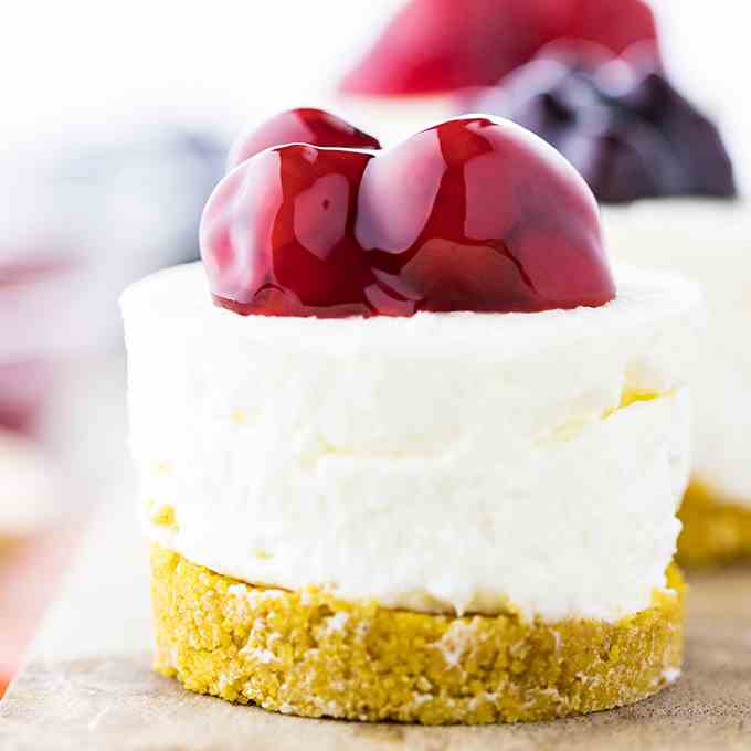 The Best No Bake Mini Cheesecakes