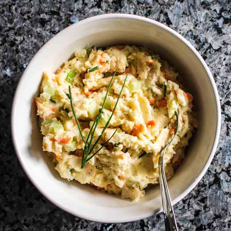 Traditional Mashed Potato Salad