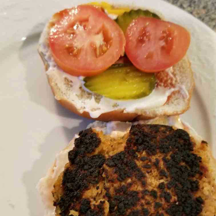 Vegan -Chicken- Burgers