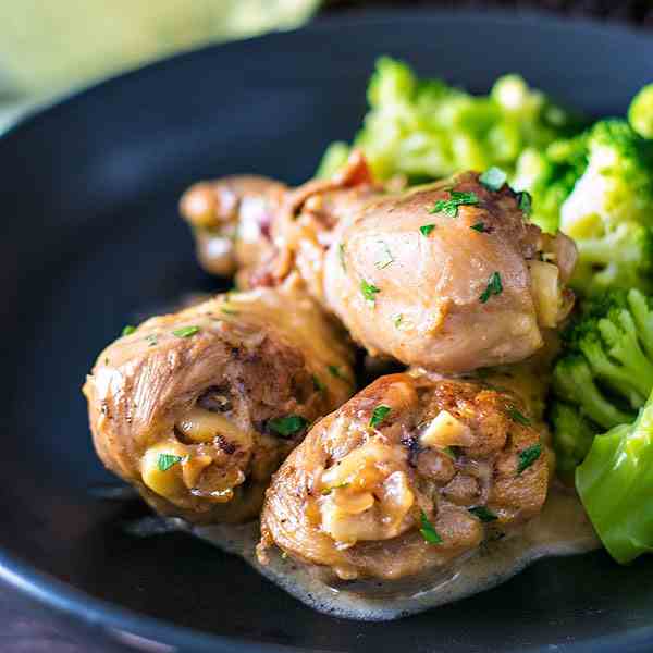 Drumsticks in White Wine Sauce